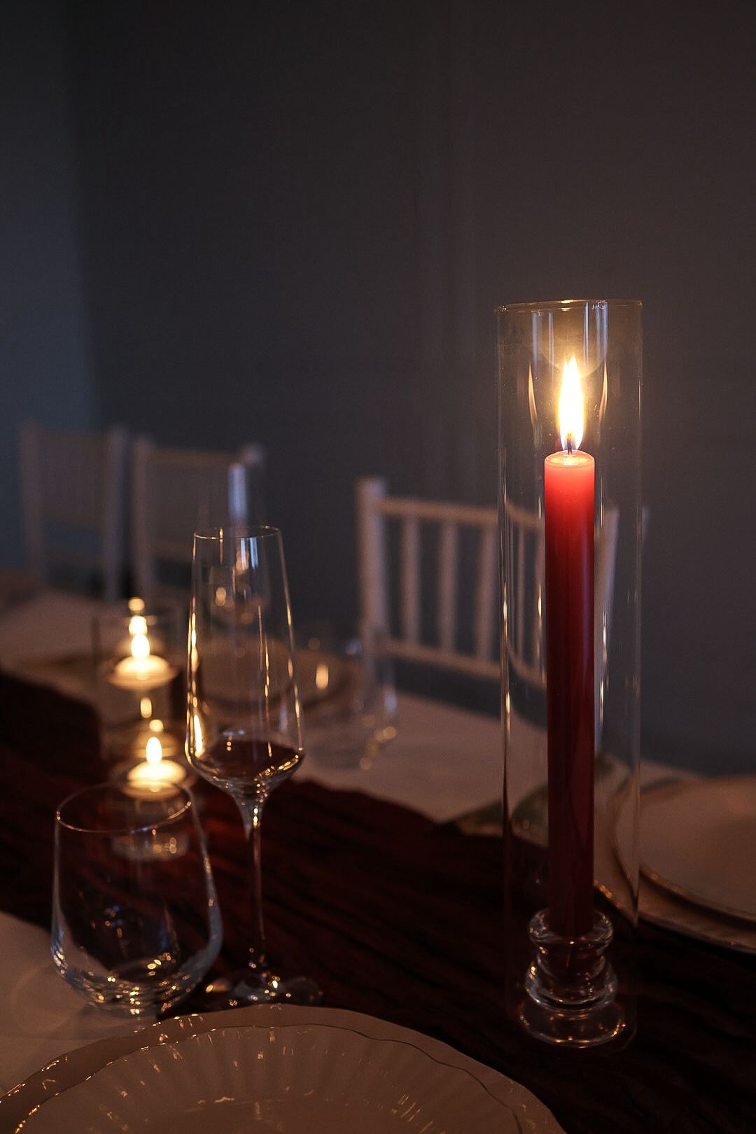 Romantisch kaarslicht