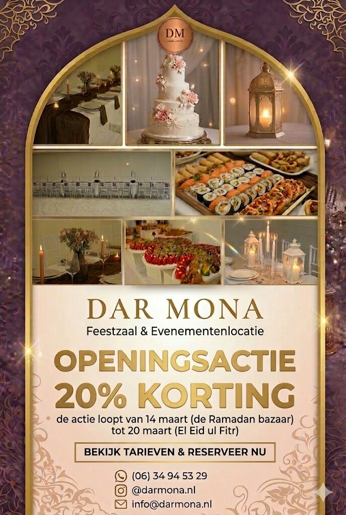 20% Openingsactie Flyer